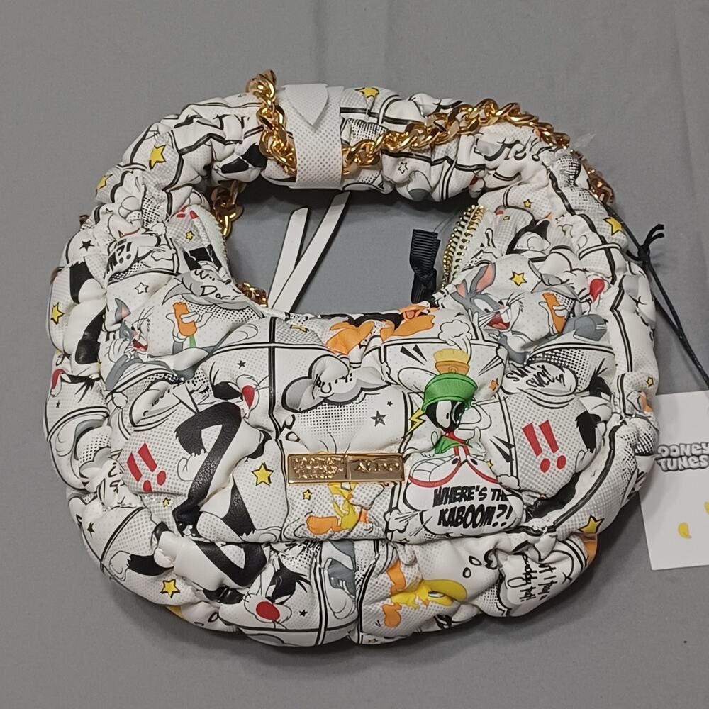 ALDO x Looney Tunes Ltruchedbag Comic Ruched Mini Shoulder Crossbody Bag
